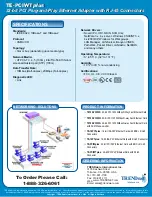 Предварительный просмотр 2 страницы TRENDnet TE-PCIWTplus Specifications