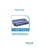 TRENDnet TE100-P2U1P User Manual preview