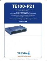 TRENDnet TE100 PCIWN Quick Installation Manual preview