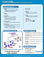 Предварительный просмотр 2 страницы TRENDnet TE100-PCIWS Specifications