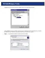 Preview for 7 page of TRENDnet TE100-PS3plus Frequently Asked Questions Manual