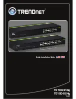 TRENDnet TE100-S16g Quick Installation Manual preview