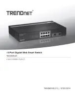 Preview for 1 page of TRENDnet TEG-082WS Quick Installation Manual