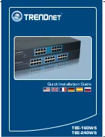 TRENDnet TEG-160WS (German) Anleitung Zur Schnellinstallation preview