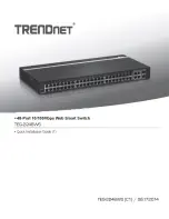 TRENDnet TEG-2 248WS Quick Installation Manual preview