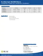 Preview for 2 page of TRENDnet TEG-MGBS10D35 Specifications