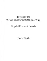 Preview for 1 page of TRENDnet TEG-S18TX User Manual