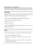 Preview for 11 page of TRENDnet TEG-S18TX User Manual