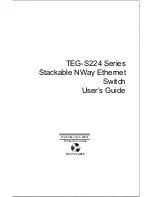 TRENDnet TEG-S224 Series User Manual preview