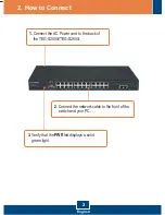 Preview for 4 page of TRENDnet TEG-S2400I - DATA SHEETS Quick Installation Manual