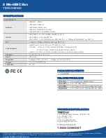 Preview for 2 page of TRENDnet TEG-S3M2MG Specifications