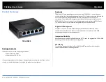 Preview for 4 page of TRENDnet TEG-S50ES User Manual