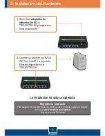 Preview for 5 page of TRENDnet TEG-S5g - Gigabit GREENnet Switch (Spanish) Quick Installation Manual