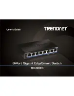 Preview for 1 page of TRENDnet TEG-S80ES User Manual