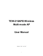 TRENDnet TEW-210APB User Manual preview