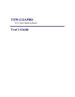 TRENDnet TEW-212APBO User Manual preview