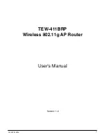 TRENDnet TEW-411BRP User Manual preview