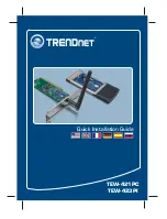 Preview for 1 page of TRENDnet TEW-421PC Quick Installation Manual