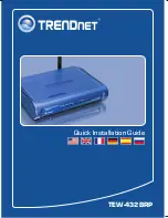 TRENDnet TEW-432BRP - Wireless Router Quick Installation Manual предпросмотр