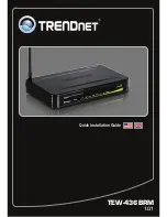 TRENDnet TEW-436BRM Quick Installation Manual preview