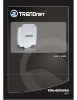 TRENDnet TEW-455APBO - 9dBi High Power Wireless Outdoor PoE Access Point User Manual preview