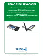 Preview for 1 page of TRENDnet TEW-501PC Quick Installation Manual