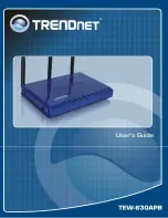 Preview for 1 page of TRENDnet TEW-630APB - Wireless Access Point User Manual