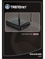 TRENDnet TEW-638APB Quick Installation Manual preview