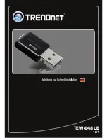 Preview for 1 page of TRENDnet TEW-648UB - 150Mbps Mini Wireless N USB 2.0 Adapter User Manual