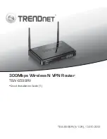 TRENDnet TEW-659BRV Quick Installation Manual предпросмотр