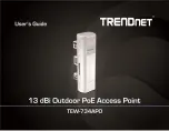 Preview for 1 page of TRENDnet TEW-734APO User Manual