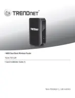 TRENDnet TEW-751 DR Quick Installation Manual предпросмотр