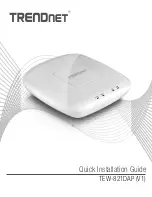 TRENDnet TEW-821DAP Quick Installation Manual preview