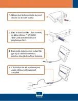 Preview for 9 page of TRENDnet TEW-AI77OB - Duo 7dBi Indoor Omni Directional Antenna (French) Quick Installation Manual