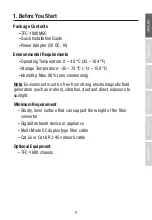 Preview for 3 page of TRENDnet TFC-1000MSC D1 Quick Installation Manual