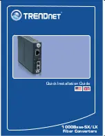 Preview for 1 page of TRENDnet TFC-1000MSC Quick Installation Manual