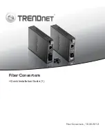 Предварительный просмотр 1 страницы TRENDnet TFC-110MM Quick Installation Manual