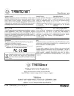 Предварительный просмотр 12 страницы TRENDnet TFC-110MM Quick Installation Manual