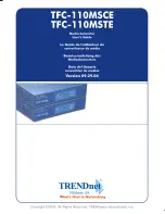 TRENDnet TFC-110MSCE User Manual preview