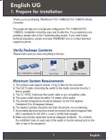 Preview for 3 page of TRENDnet TFC-110MSCE User Manual