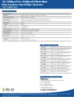 Preview for 2 page of TRENDnet TFC-110MST Datasheet