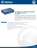 TRENDnet TFC-110MSTE Specifications preview