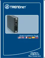 Preview for 1 page of TRENDnet TFC-110S15I - Media Converter - External Quick Installation Manual