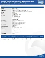 Preview for 2 page of TRENDnet TFC-110S20D3i Specifications