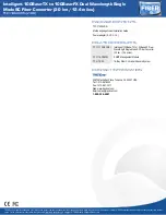 Preview for 3 page of TRENDnet TFC-110S20D5i Datasheet