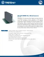 TRENDnet TFC-1600 Specifications preview