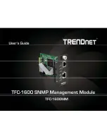 TRENDnet TFC-1600MM User Manual preview