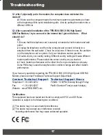 Preview for 19 page of TRENDnet TFM-560U - DATA SHEETS Quick Installation Manual