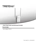 Предварительный просмотр 1 страницы TRENDnet THA-103AC Quick Installation Manual