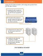 Preview for 4 page of TRENDnet TK-205K - PS/2 KVM Switch (German) Anleitung Zur Schnellinstallation